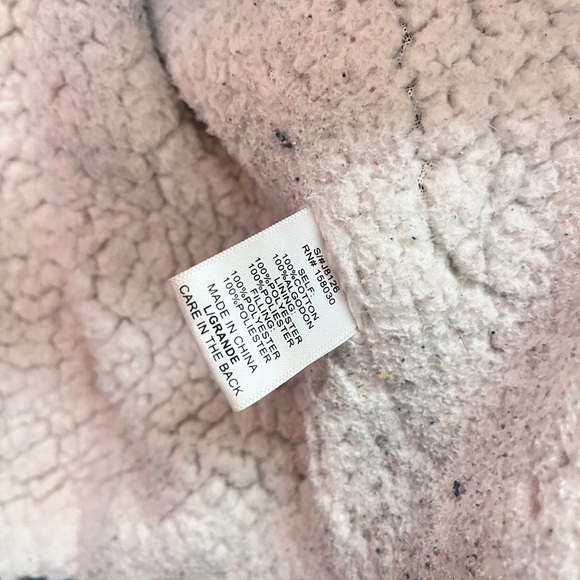 WOMENS SHERPA LINED DENIM / JEAN CROP JACKET - Picture 7 of 11